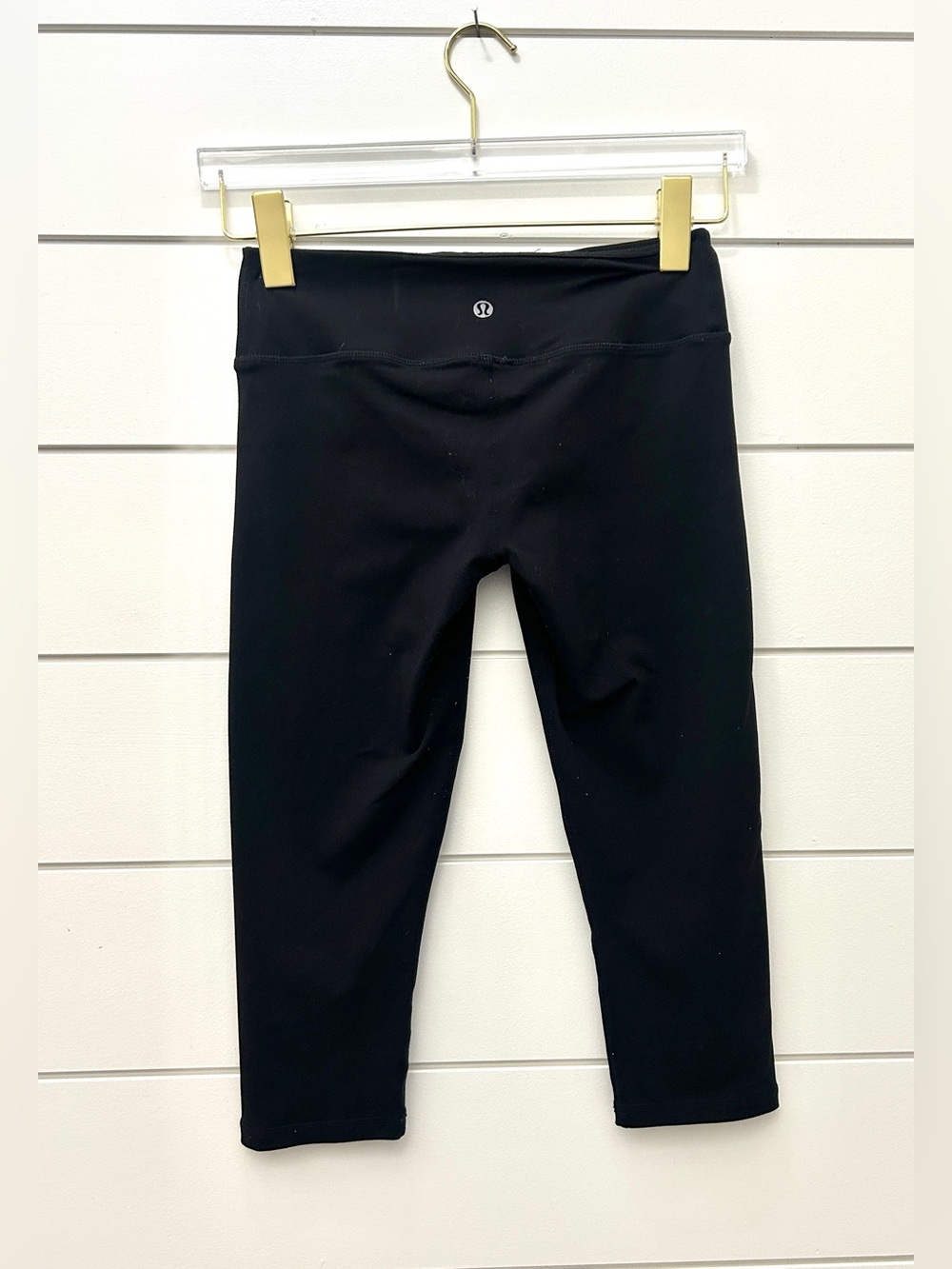 Lululemon Full-on Luon Wunder Under Crops • Black • Size S